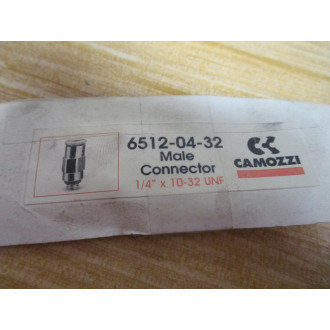 Camozzi 6512-04-32 Male Connector 65120432 (Pack of 21)