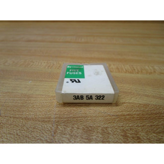 Littelfuse 3AB-5A Fuse 3AB5A 322, White (Pack of 10)