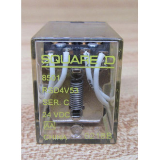 Square D 8501-RSD4V53 Relay 8501RSD4V53