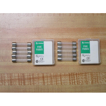 Littelfuse 3AG-18A Fuse Cross Ref 4XH36 312, Fine Wire Element (Pack of 10)