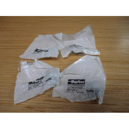 Parker 6F4OMXS 37° Flare, Tube x BSPP Fitting 6F40MXS (Pack of 4)