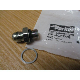 Parker 6F4OMXS 37° Flare, Tube x BSPP Fitting 6F40MXS (Pack of 4)