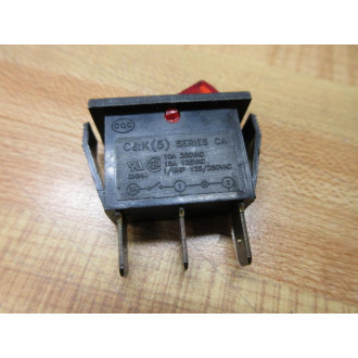 C&K CA04J167207Q Rocker Switch - New No Box