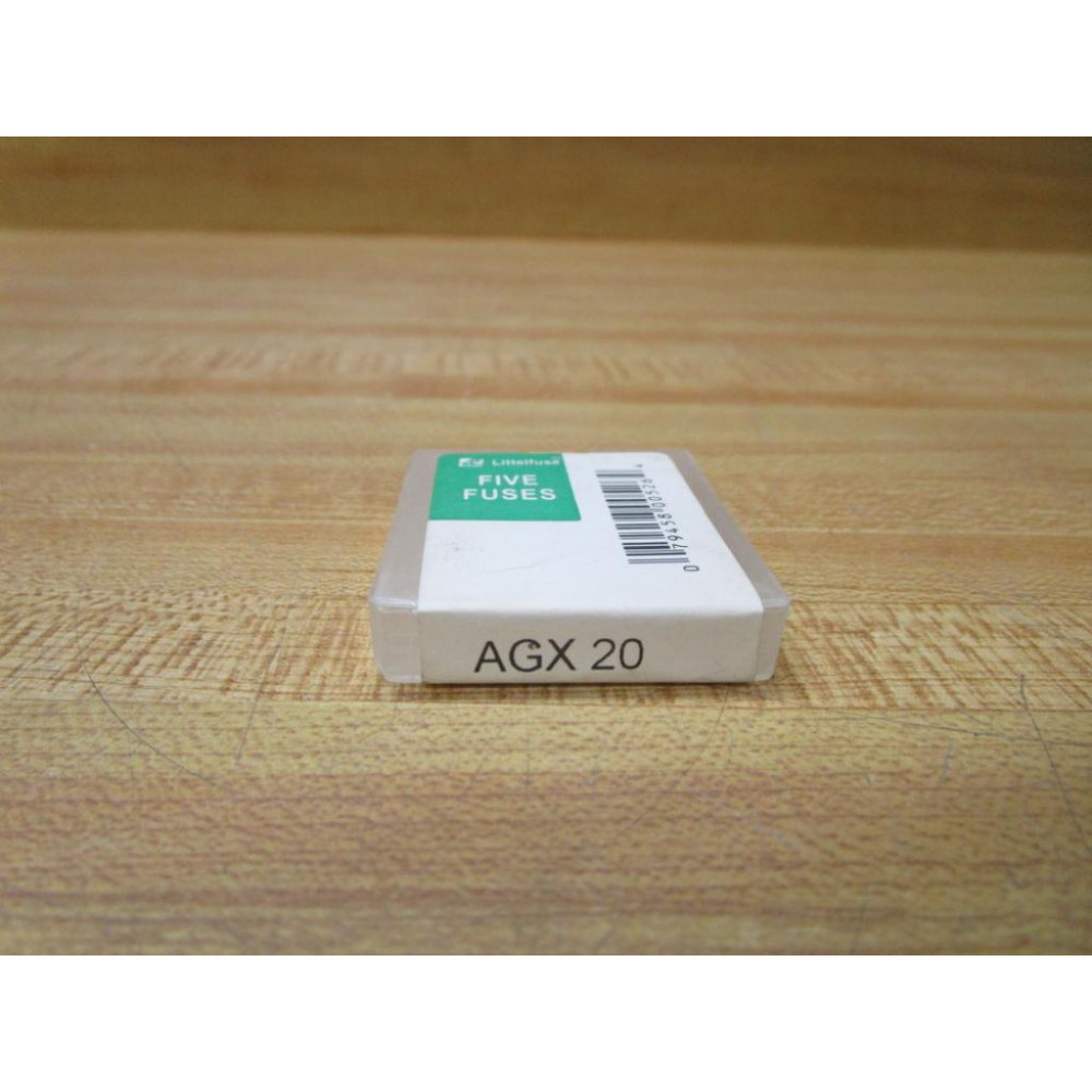 Littelfuse AGX-20 Fuse Cross Ref 1DJ56, 362 Metal Strip Element (Pack of 10)
