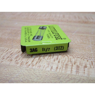 Littelfuse 3AG-1-12A Fuse Cross Ref 4XH41 312 Fine Wire Element (Pack of 10)