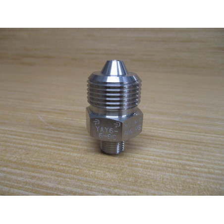 Parker YAY6-6-9C Type "M" Fitting Adapter YAY669C - New No Box
