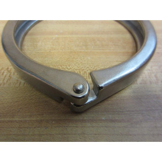 VNE S160115-6 4" SS Pipe Clamp S1601156 - New No Box