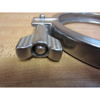 VNE S160115-6 4" SS Pipe Clamp S1601156 - New No Box