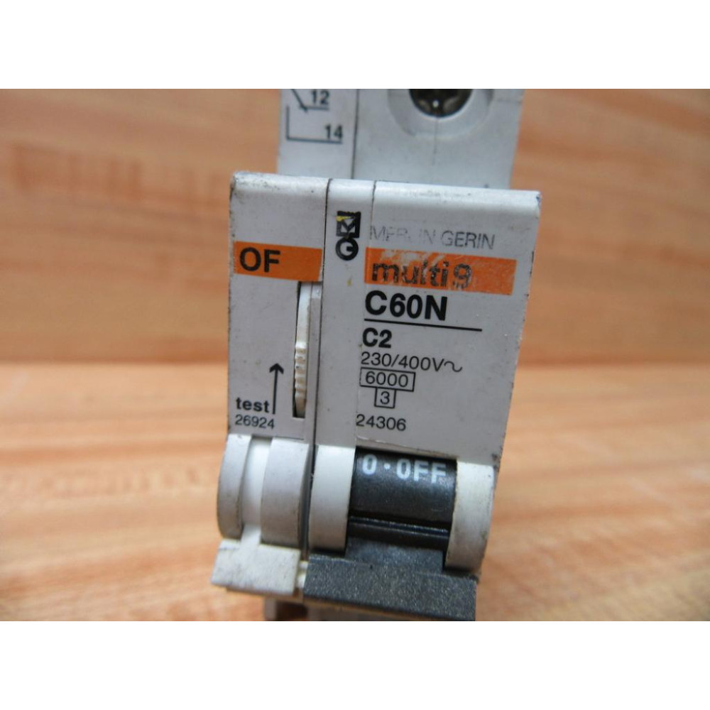 Merlin Gerin 24306 Schneider Breaker Square D MG24306 W26924 (Pack of 2) - Used