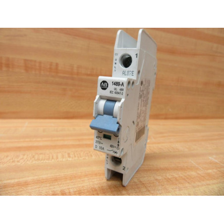 Allen Bradley 1489-A1D100 Circuit Breaker 10A 1489A1D100 - New No Box