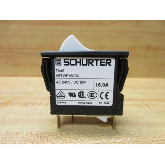Schurter TA45-ABTWF160C0 Rocker Switch TA45ABTWF160C0 - New No Box