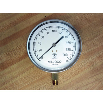Miljoco P4598L-07 Pressure Gauge P4598L07