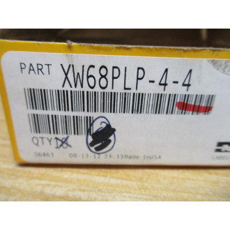 Parker W68PLP-4-4 Tube Fitting XW68PLP-4-4 (Pack of 10)