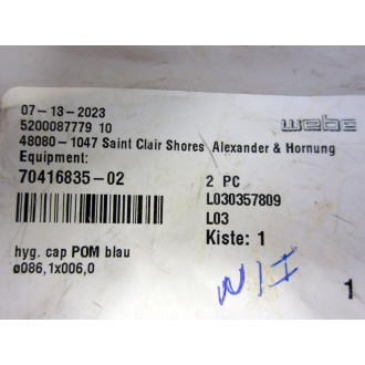 Weber 70416835-02 Hygienic Cap 7041683502