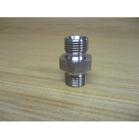 Adaptall SS9000-08-08 BSPP Hex Nipple SS90000808 (Pack of 2) - New No Box
