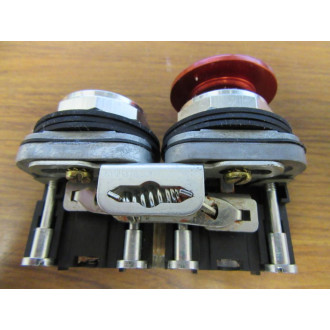 Allen Bradley 800T-NX1497A Double Push Button Switches - New No Box