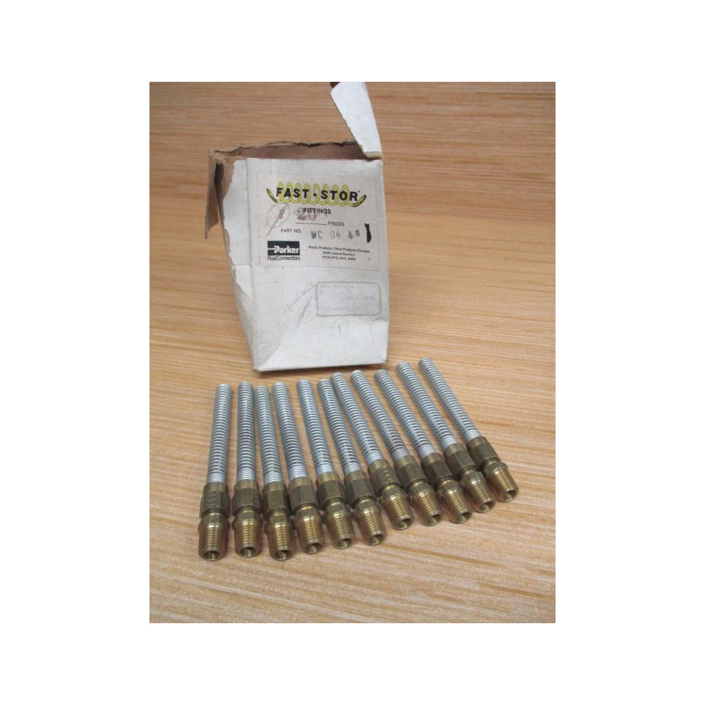Parker MC 04 4 Fast-Stor Fitting MC-04-4 (Pack of 11)