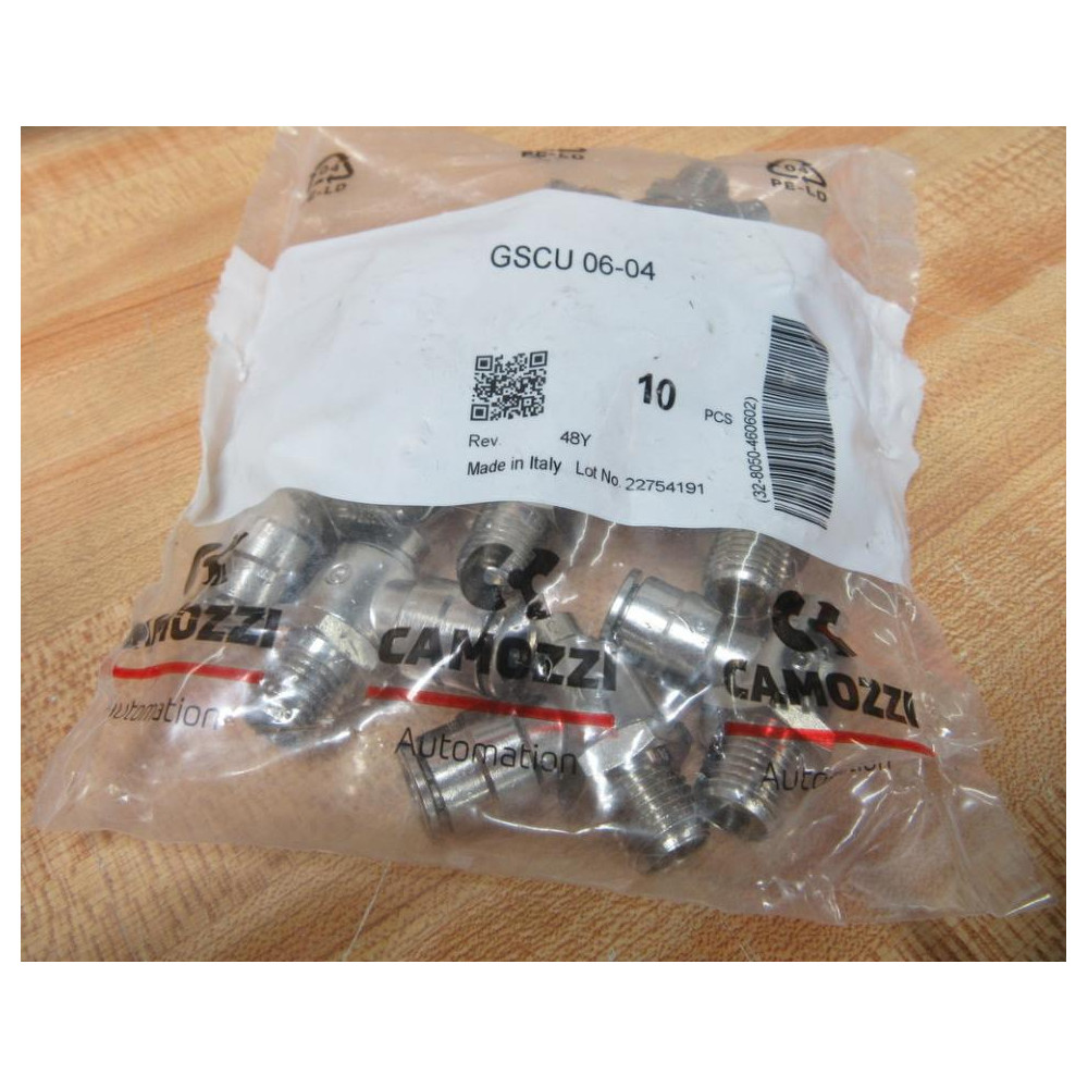 Camozzi GSCU-06-04 Flow Control Valve GSCU0604 (Pack of 10)