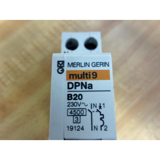 Merlin Gerin 19124 1P 20A Circuit Breaker DPNaB20 - New No Box