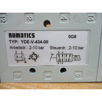 Numatics YDE-V-434-00 Valve W Limit Switch YDEV43400