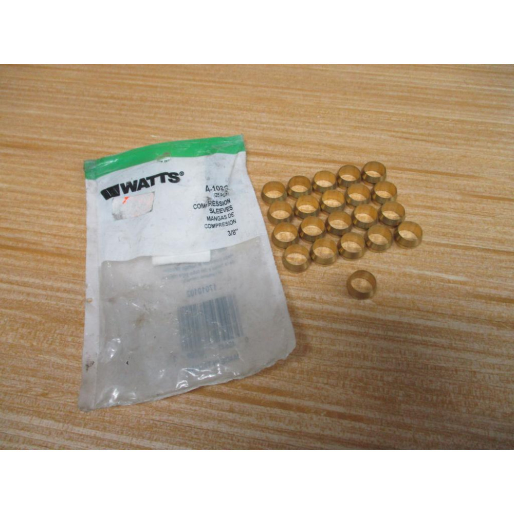 Watts A-1026 Compression Sleeve A1026 (Pack of 21)