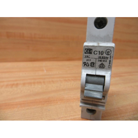 Cutler Hammer SPCL1C10 Eaton Supplementary Protector 10 Amp - Used