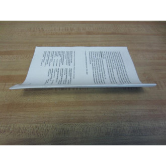 Oriental Motor HM-5048-4 Brushless DC Motor and Driver Operating Manual HM50484 - New No Box