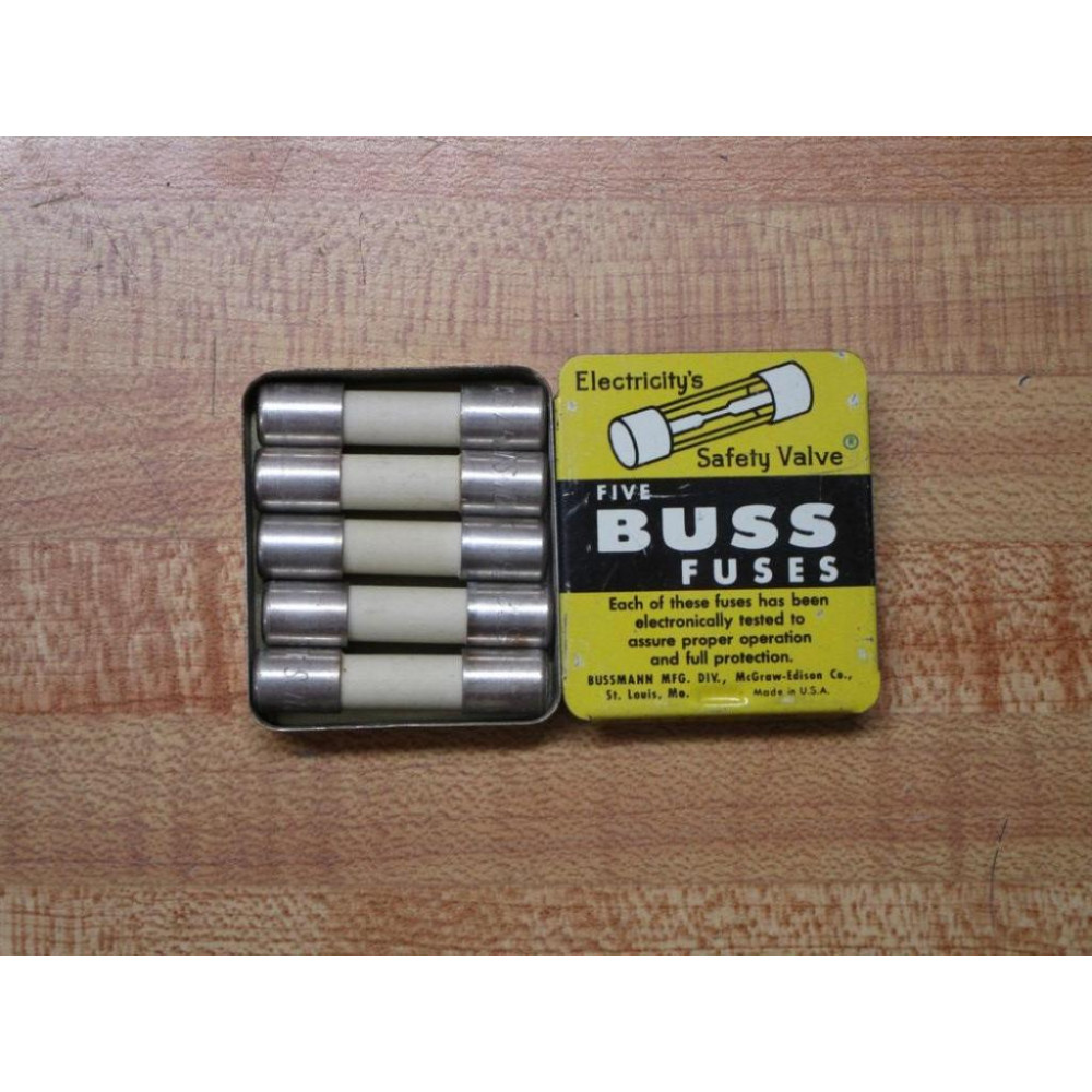 Buss ABS-10 Bussmann Fuse Formerly 4AB White (Pack of 5)