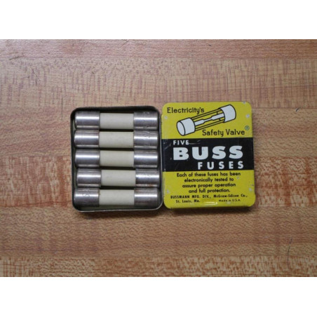 Buss ABS-10 Bussmann Fuse Formerly 4AB White (Pack of 5)