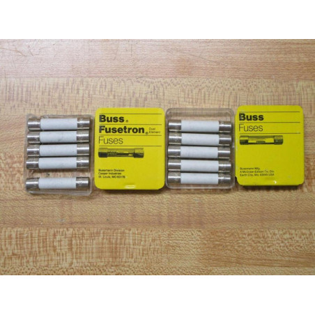 Buss MDA 1-14 Bussmann Fuse Cross Ref 1CL87 White (Pack of 10)