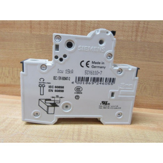 Siemens 5SY6110-7 10A Circuit Breaker 5SY61107 - New No Box