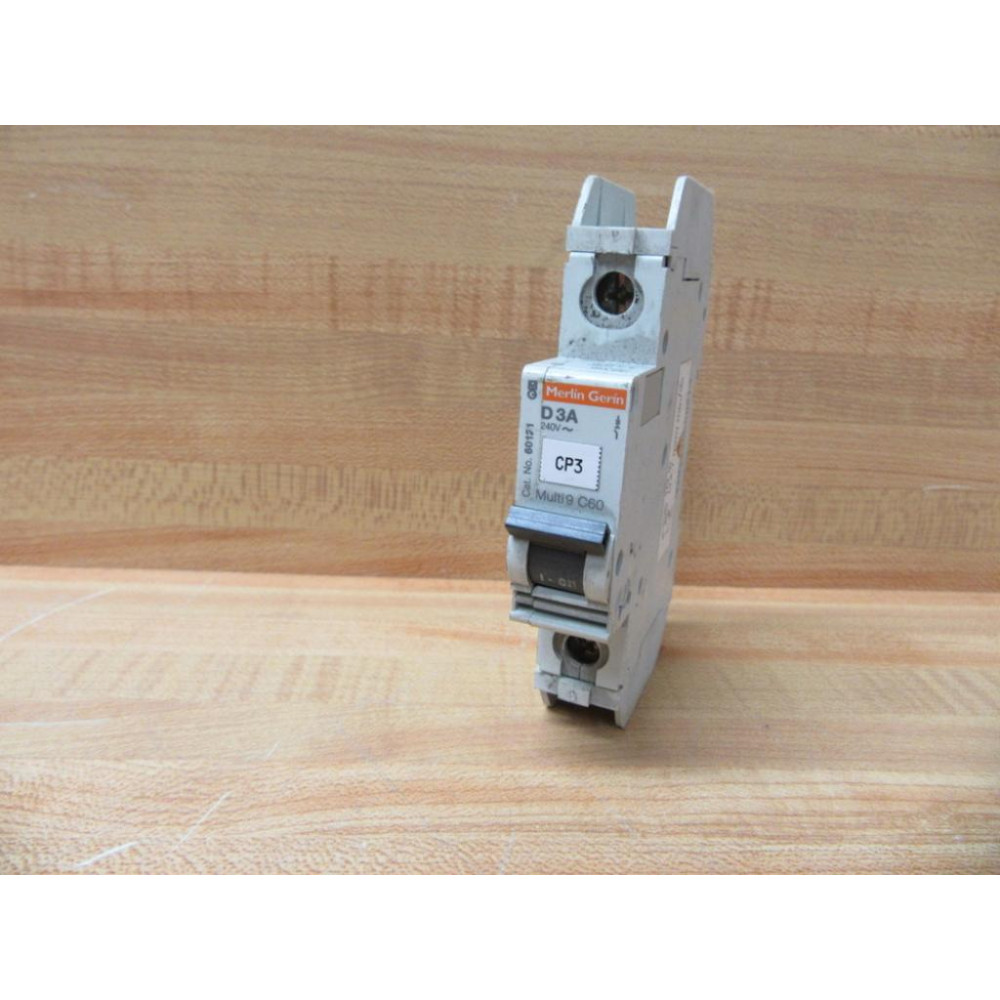 Merlin Gerin 60121 Schneider 3A Breaker Square D MG60121 - Used