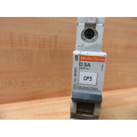 Merlin Gerin 60121 Schneider 3A Breaker Square D MG60121 - Used