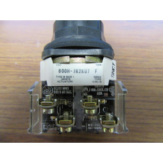 Allen Bradley 800H-JR2KU7 Selector Switch W800T-XA - New No Box