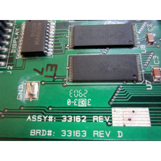 Telesis 33162 Circuit Board 33163 33162 Rev.F - Used