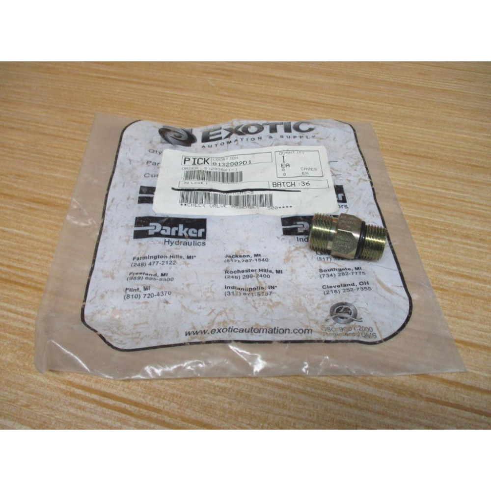 Parker DT-500-MSMO-5 In-Line Check Valve DT500MSMO5 Parker DT-500-MSMO-5 In-Line Check Valve DT500MSMO5