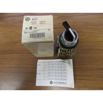 Allen Bradley 800T-N17KF4C Selector Switch