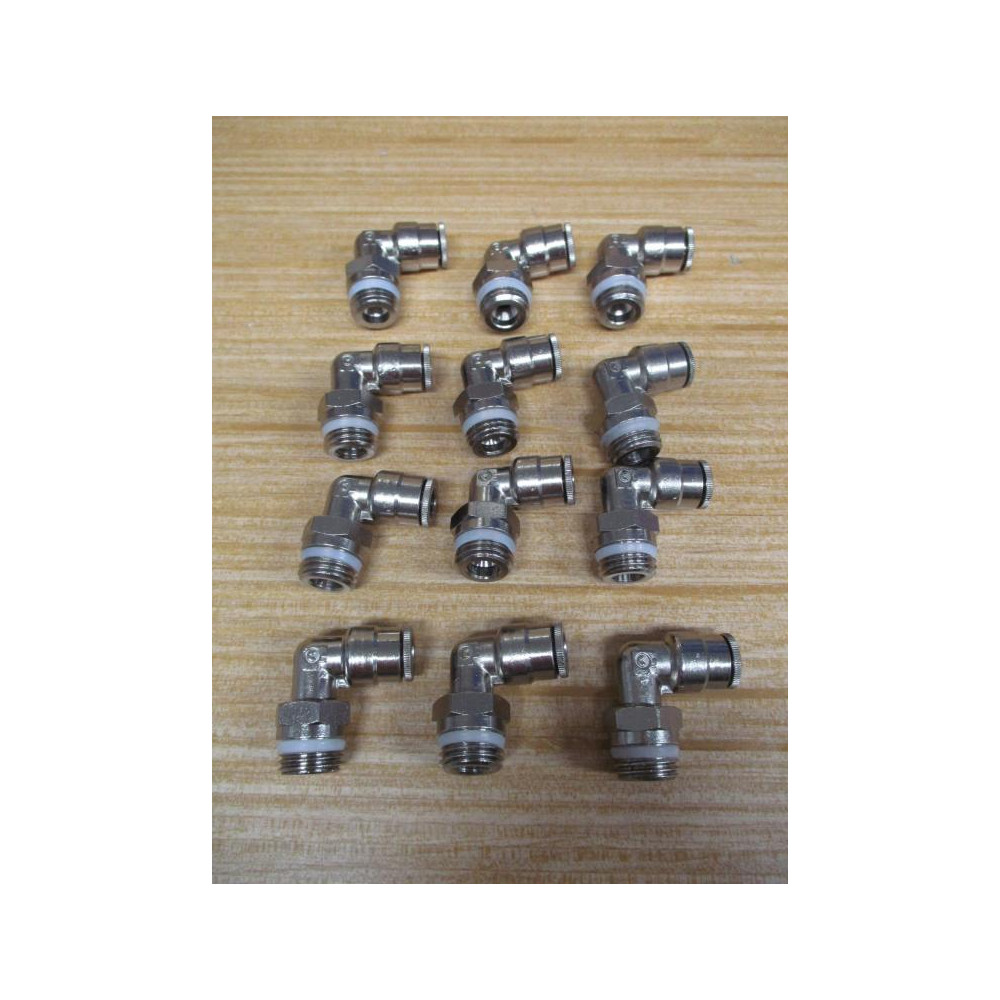 Camozzi P6520-04-04 Male Swivel 90° Elbow P65200404 (Pack of 12) - New No Box
