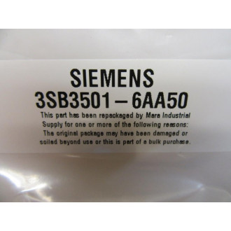 Siemens 3SB3 501-6AA50 Blue 3SB35016AA50 wBase & Clip