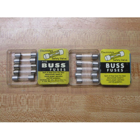 Buss AGX-14 Bussmann Fuse Cross Ref 6F051 Fine Wire Element (Pack of 10)