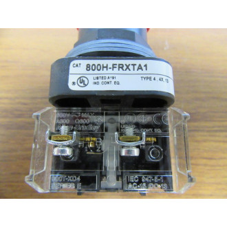 Allen Bradley 800H-FRXT-A1 Button 800HFRXTA1 WRed Cap