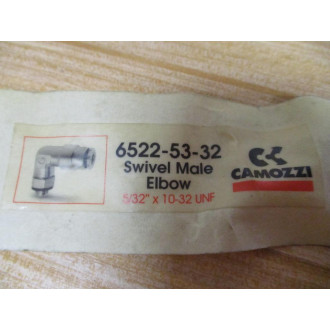 Camozzi 6522-53-32 Male Swivel 90° Elbow 65225332 (Pack of 11) - New No Box
