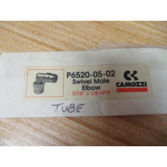 Camozzi P6520-05-02 Male Swivel 90° Elbow P65200502 (Pack of 14) - New No Box