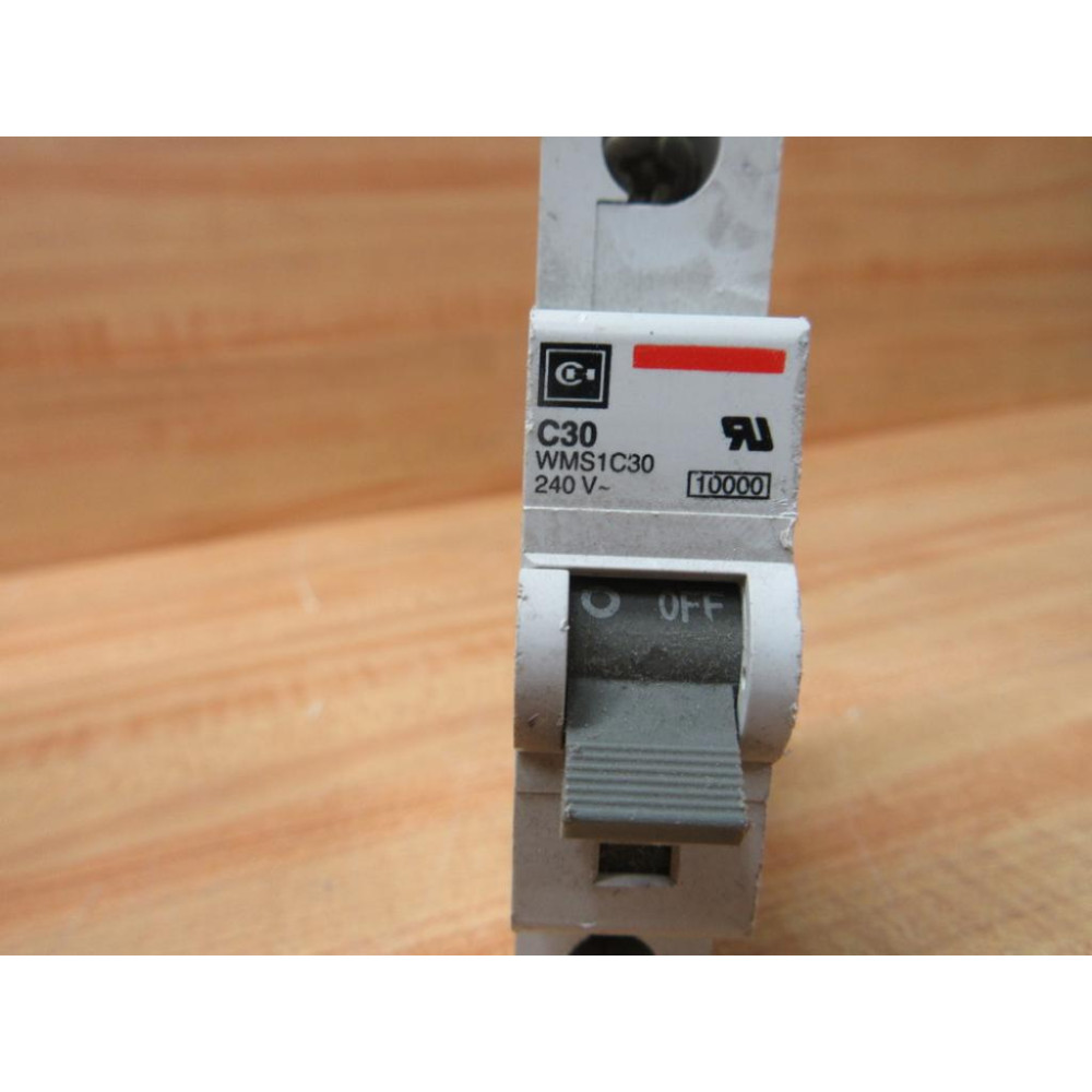 Cutler Hammer WMS1C30 Eaton 30Amp Circuit Breaker - Used
