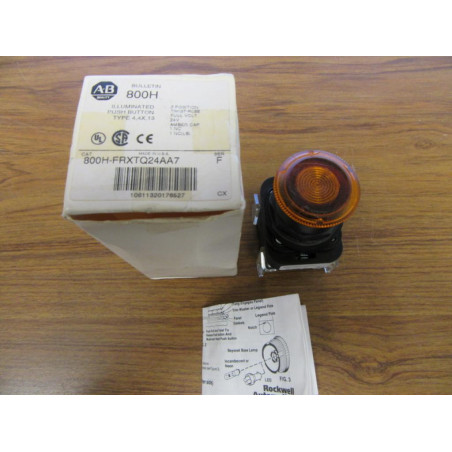 Allen Bradley 800H-FRXTQ24AA7 Push Pull Switch