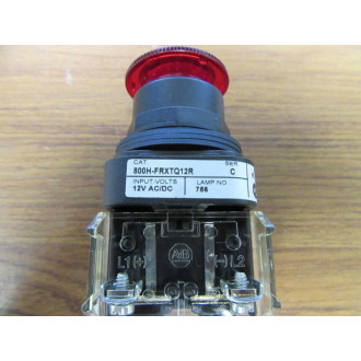 Allen Bradley 800H-FRXTQ12R Push Pull Switch W800T-XA