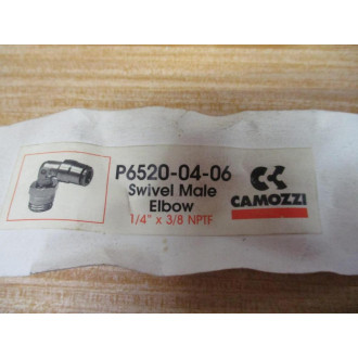 Camozzi P6520-04-06 Male Swivel 90° Elbow P65200406 (Pack of 11) - New No Box