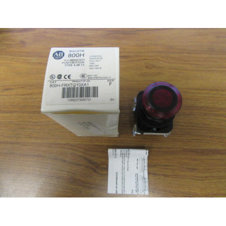 Allen Bradley 800H-FRXTQ10RA1 Push Pull Switch