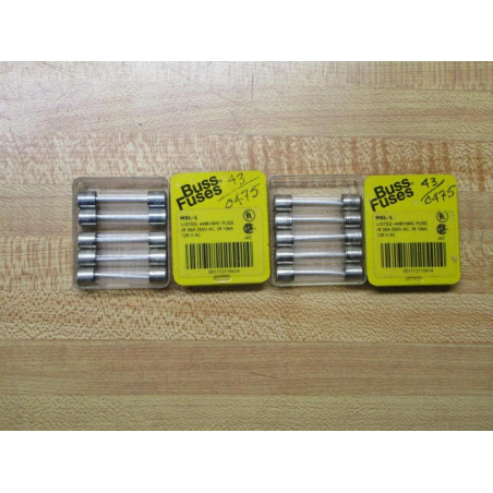 Buss MSL-1 Bussmann Fuse MSL1 Wirewound Element (Pack of 10)