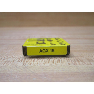Buss AGX-15 Bussmann Fuse Cross Ref 1DJ54 Metal Strip Element (Pack of 10)